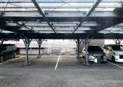 宝台院　月極ガレージ 二台マス（縦列）